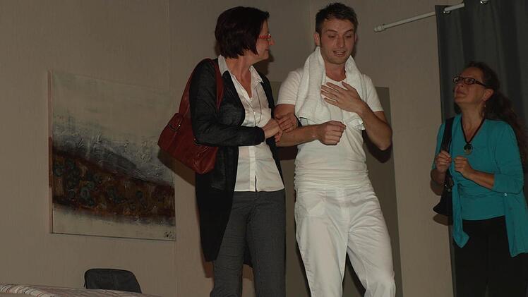 Momentaufnahme vom Theater in Ebenhausen. Foto: Stefan Geiger