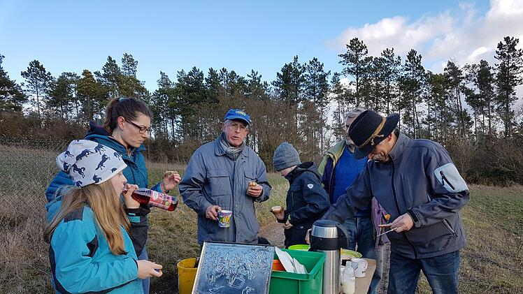 Wer fleißig arbeitet, hat auch mal Hunger. Foto: Elisabeth Assmann