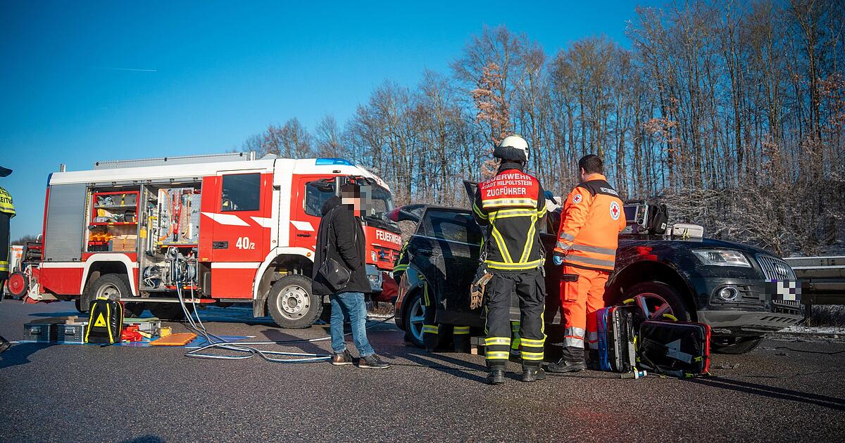 Roth District: 12 Injured in Mass Crash on A9 - | €300,000 in Damages