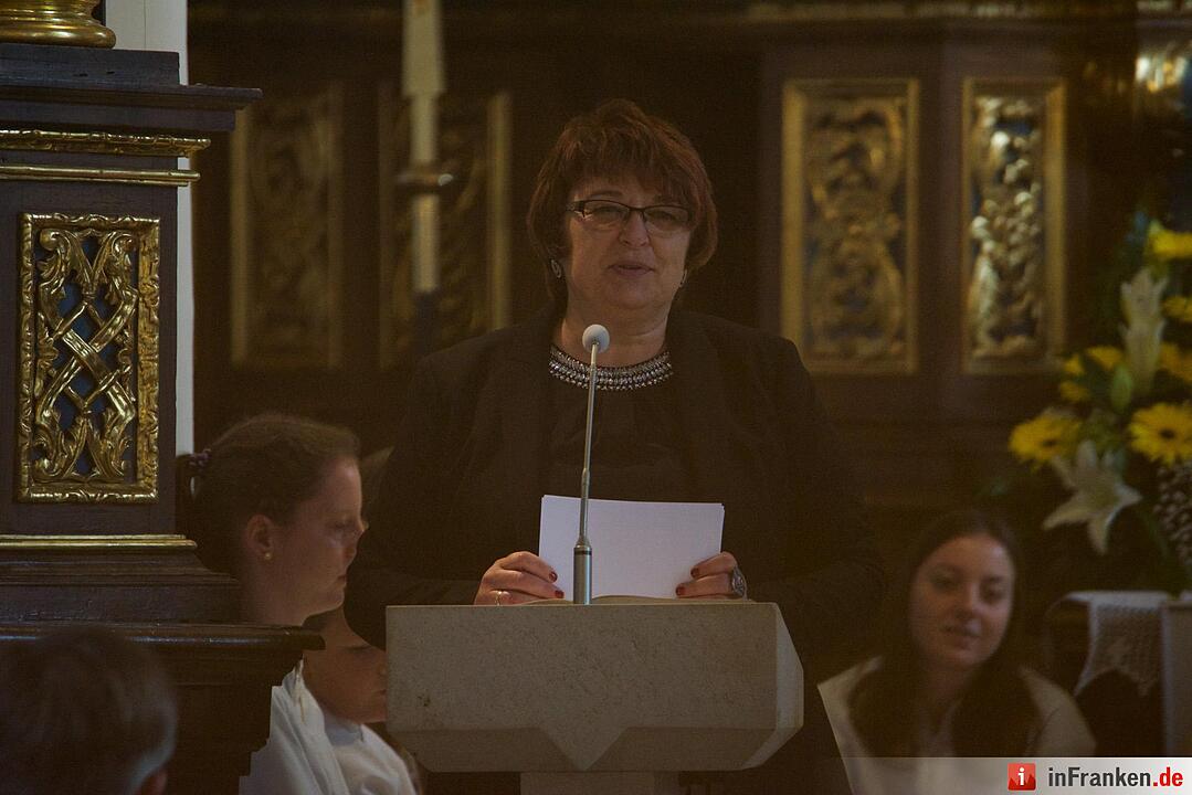 Nach einjähriger Kirchensanierung: Hannberg feiert die Wiedereröffnung der Wehrkirche der Pfarrei Geburt Mariens Hannberg