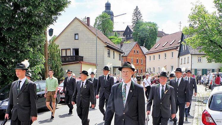 Die Kronacher Schützen Foto: Gerd Fleischmann