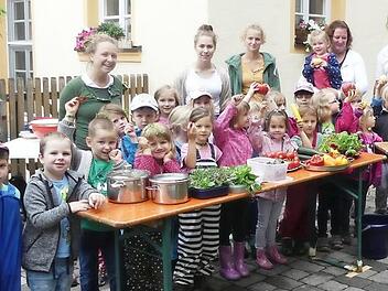 Die Kindergartenkinder waren begeistert.  Foto: Paul Pöhlmann