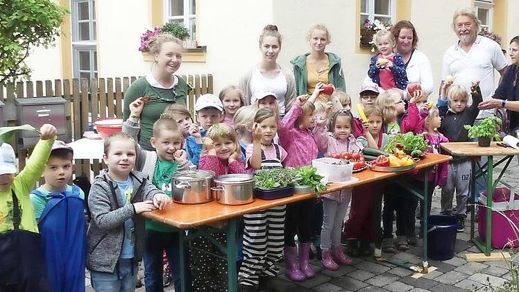 Die Kindergartenkinder waren begeistert.  Foto: Paul Pöhlmann