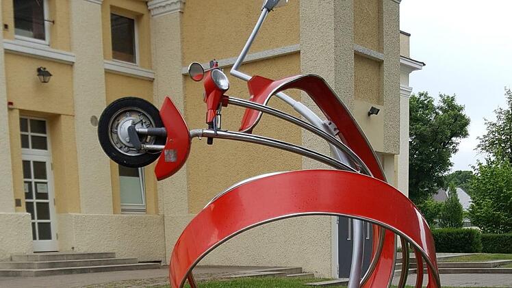 Heidenheim: Kunstwerk am Konzerthaus Foto: Christofzik