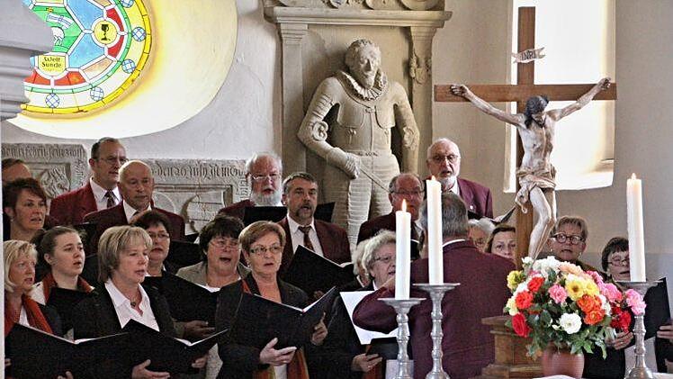 Den Festgottesdienst gestaltete der Gesangverein Liedertafel Memmelsdorf mit.