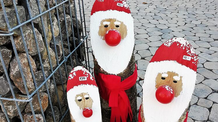 Eindrücke vom Weihnachtsmarkt der Lebenshilfe-Werkstatt in Nüdlingen. Foto: Sigismund von Dobschütz