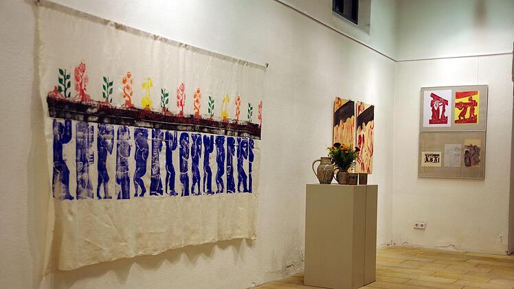 Impressionen von der Ausstellungseröffnung. Foto: Heike Schülein