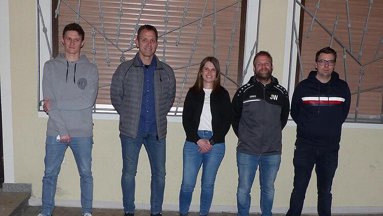 Der ausgeschiedene Vorsitzende Hergen Vollert (2. von links) und das neue Vorstandsteam mit Martin Werner, Ulrike Kiesel, Jörg Wetterich und Christian Stahl..