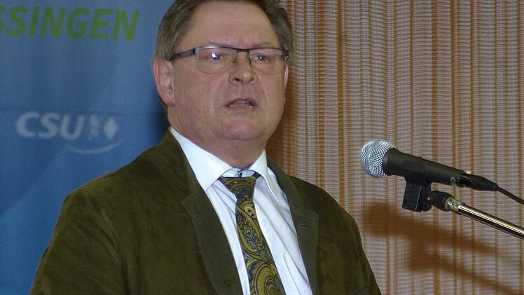 Staatssekretär Gerhard Eck zu Gast in Euerdorf. Foto: Winfried Ehling