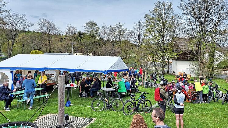 Rad-Sternfahrt am Rennsteig