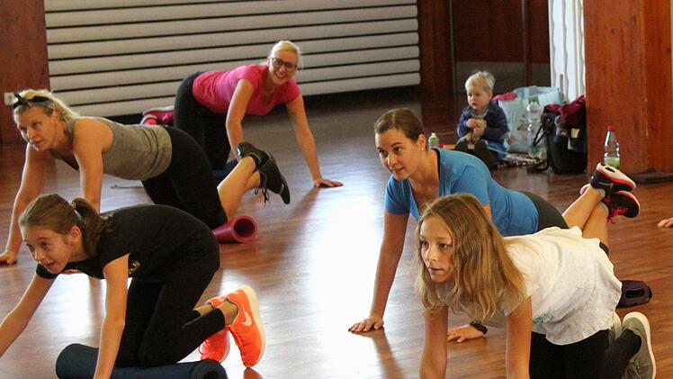 Hier sieht man in den Übungsstunden Jung und Alt bestens vernetzt.