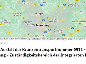 Nürnberg: NINA-App mit Warnung - wichtige Telefonnummern nicht erreichbar