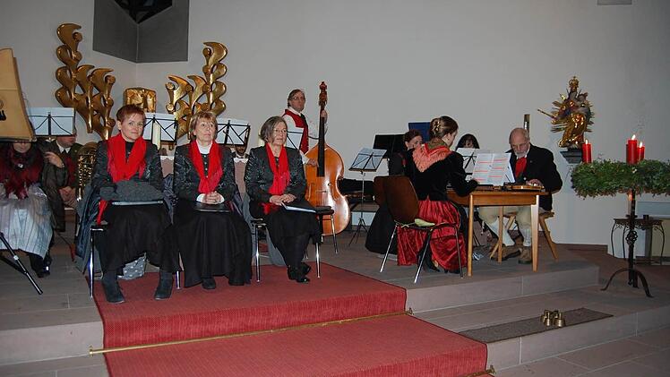 Weihnachtskonzert in Hassenbach. Foto: Günther Straub