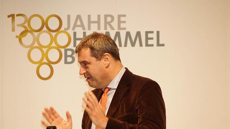 Staatsminister Markus Söder, Festakt 1300 Jahre Hammelburg Foto: Arkadius Guzy