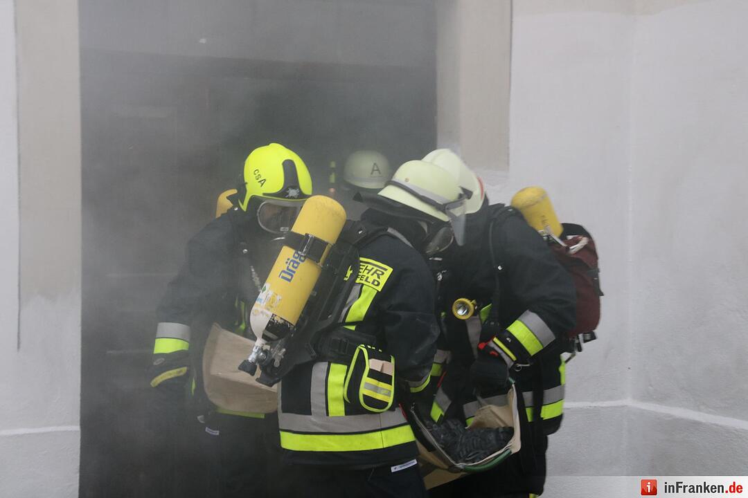 Feuerwehr Hollfeld Großübung