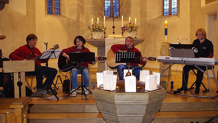 Die Musikgruppe "Such a Sing" bot eine Stunde voller Musik in der Christuskirche.  Foto: Heike Schülein