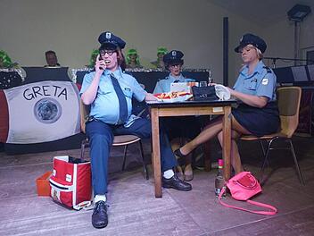 Die Modloser Polizeiinspektion ist auf zack - wenns drauf an kommt.  Foto:  Marion Eckert