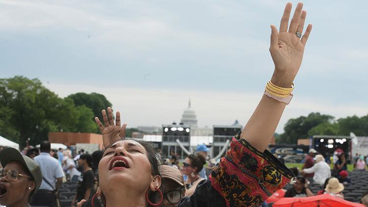Gebetsveranstaltung konservativer Christen zu 250 Jahre USA