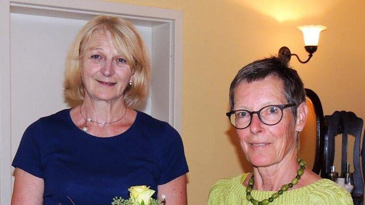 Amtsübergabe von Susanne Heydenreich (r.) an die neue Präsidentin Bärbl Flessa  Foto: privat