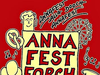 Das Annafest-Motiv 2026 mit Kultslogan. Ulrich Raab
