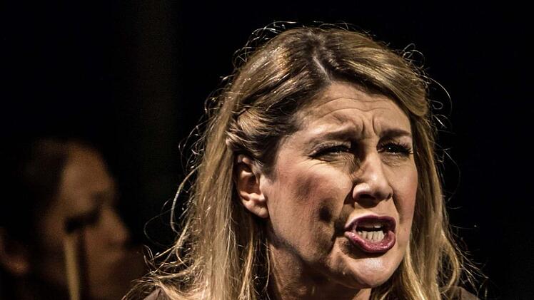 Impressionen vom Coburger Theaterfest: Judith Kuhn Foto: Jochen Berger