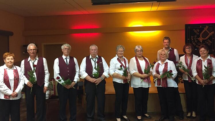 Der Vorstand des Gesangvereins Wildflecken. Foto: Regina Rinke