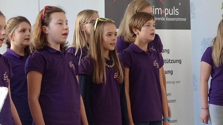 Mädchen der Chorklasse 6c der Realschule Ebern.