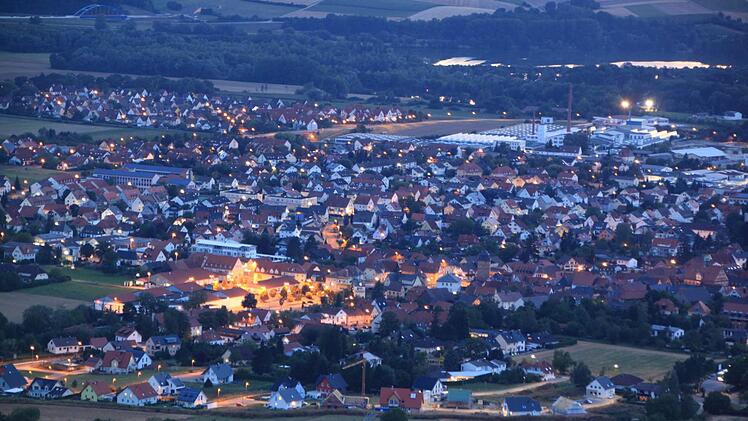Bad Staffelstein im Abendlicht Foto: Matthias Einwag