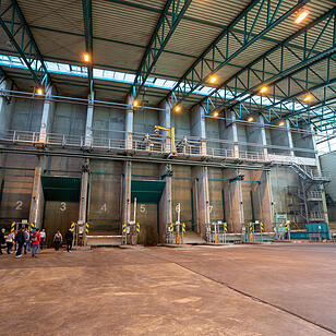 Impressionen von Müll-Verwandlungs-Anlage und Regenüberlaufbecken