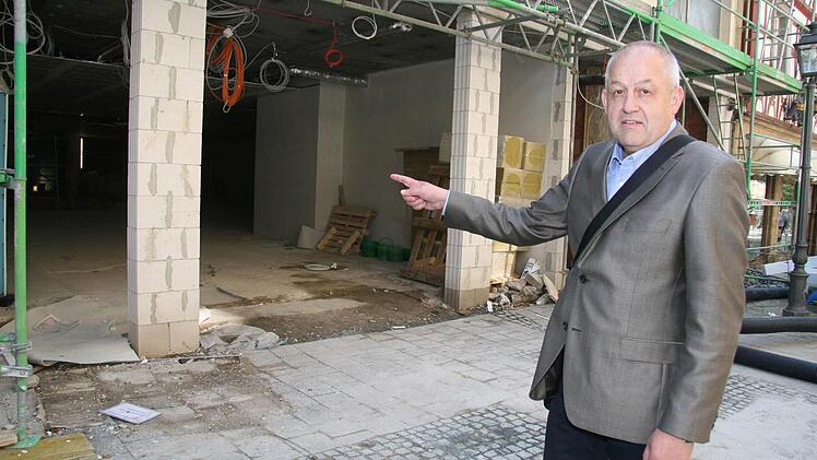 Das frühere KDM bietet beste Innenstadtlage, ist der zuständige Projektleiter Friedrich Much von dem Großprojekt überzeugt. Fotos: Sonja Adam