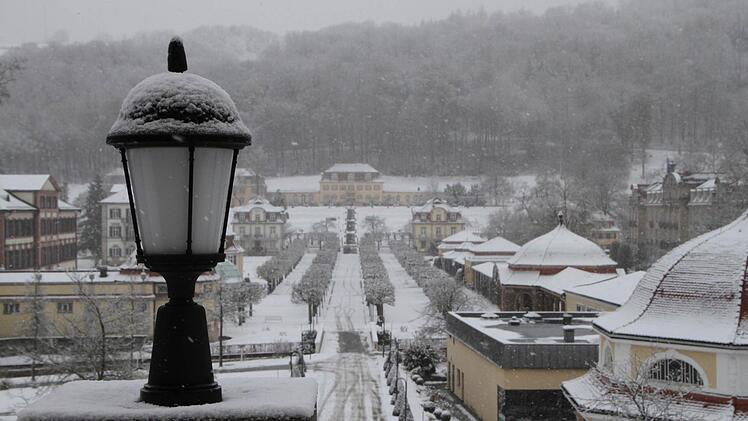 Winter im Staatsbad Bad Brückenau (Januar 2015)Foto: Ulrike Müller