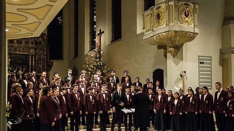 Beeindruckendes Wiederhören: Nach 2011 und 2014 gastierte der St. Peters Chorale aus Brisbane erneut in der Coburg Morizkirche und begeisterte mit seinem Gesang zahlreiche Zuhörer.Foto: Jochen Berger