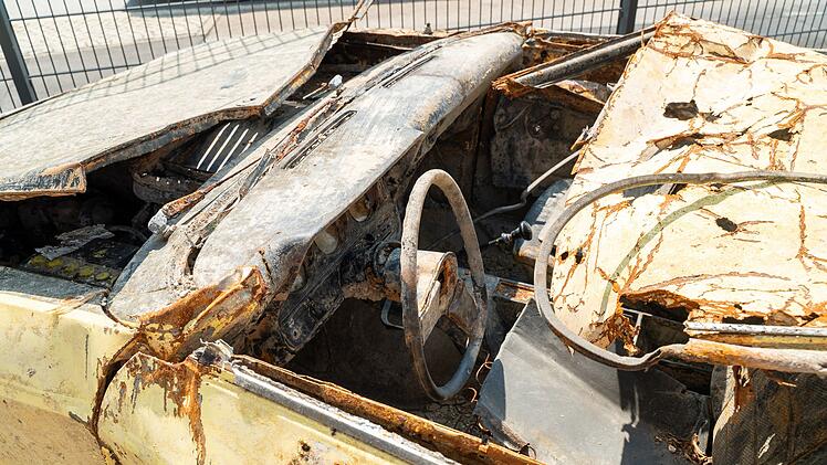 Manta-Wrack aus der Donau