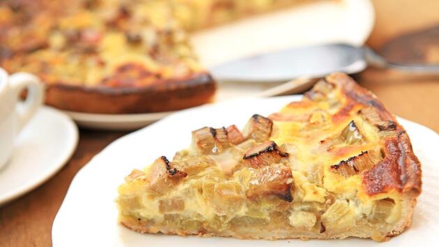 Saftige Rhabarber Tarte