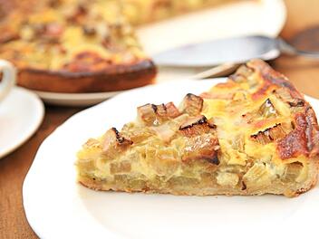 Saftige Rhabarber Tarte