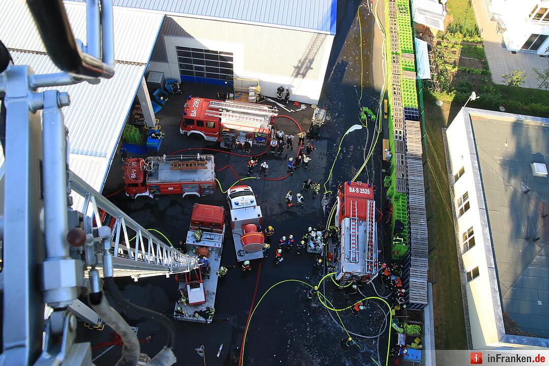Brand bei der Brauerei Kaiserdom