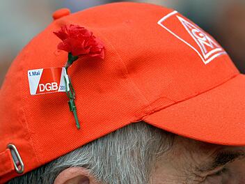 Traditionell zum 1. Mai, dem Tag der Arbeit, veranstaltet der Deusche Gewerkschaftsbund auch in Kulmbach seine Kundgebung.Symbolfoto: dpa