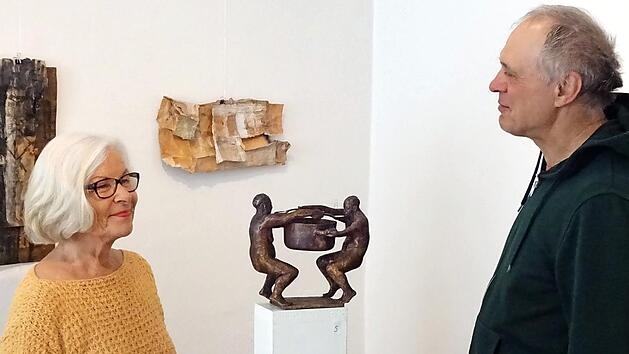 Gudrun Besslein-Bauer und Adelbert Heil stellen in den kommenden Wochen gemeinsam in Bamberg aus.  Foto: privat