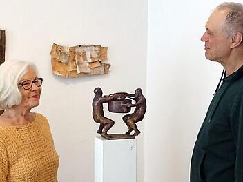 Gudrun Besslein-Bauer und Adelbert Heil stellen in den kommenden Wochen gemeinsam in Bamberg aus.  Foto: privat