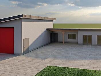 Im Altenkunstadter Ortsteil Strössendorf soll ein neues Feuerwehrgerätehaus errichtet werden. So könnte es einmal aussehen.