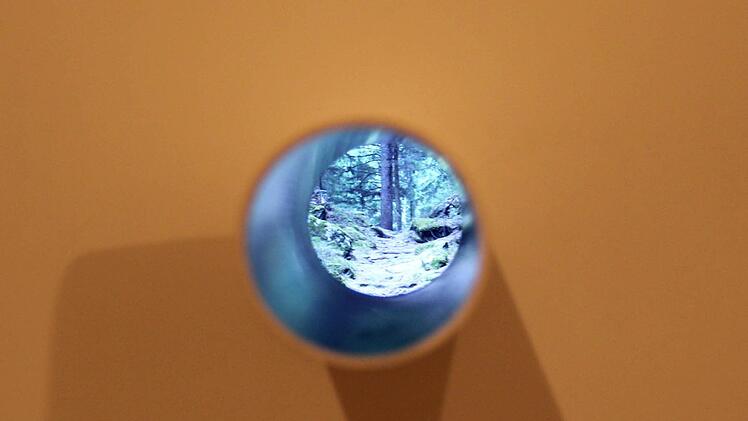 Ein Blick in die "Fühlgutblickmaschine" Foto: Johanna Blum