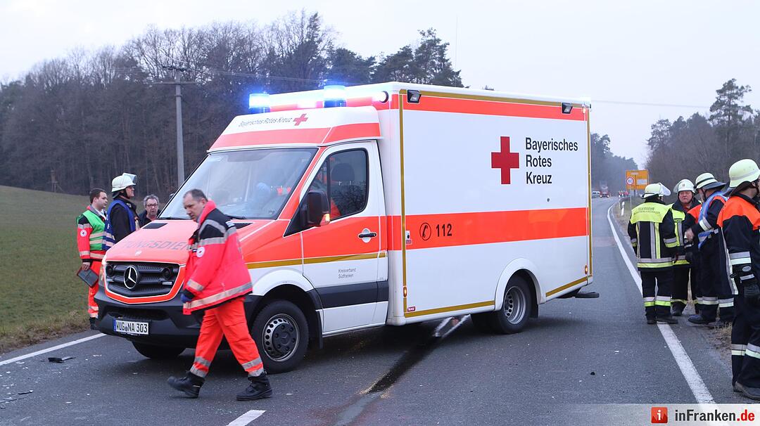 Schwerer Verkehrsunfall bei Gunzenhausen