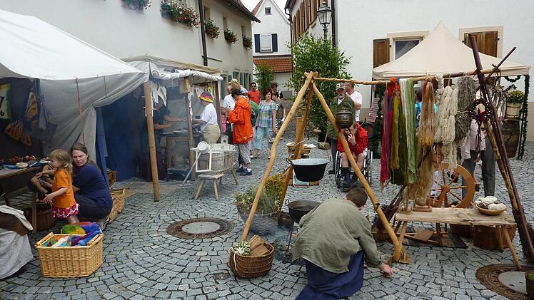 Der Kulmbacher Oberhacken ist wie geschaffen f&uuml;r einen Mittelaltermarkt. Foto: Archiv/J&uuml;rgen Scheibe