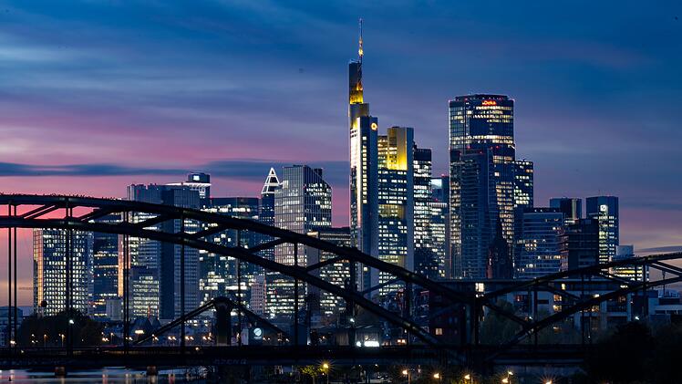 Skyline in Frankfurt