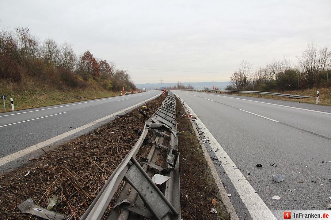 Unfall auf der A70