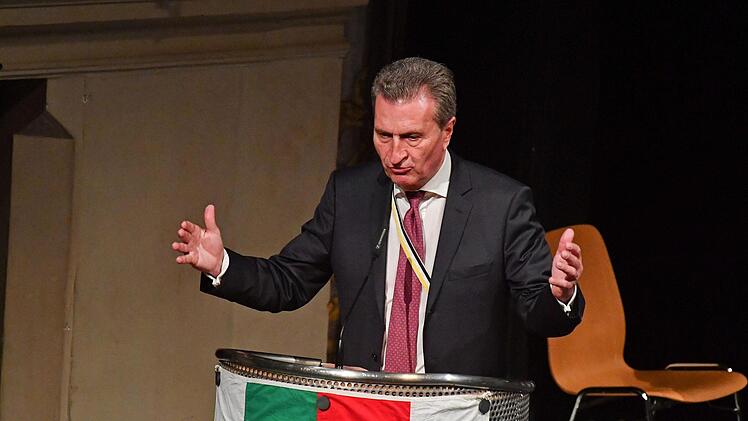 Günther Oettinger, Mitglied der EU-Kommission Foto: Ronald Rinklef
