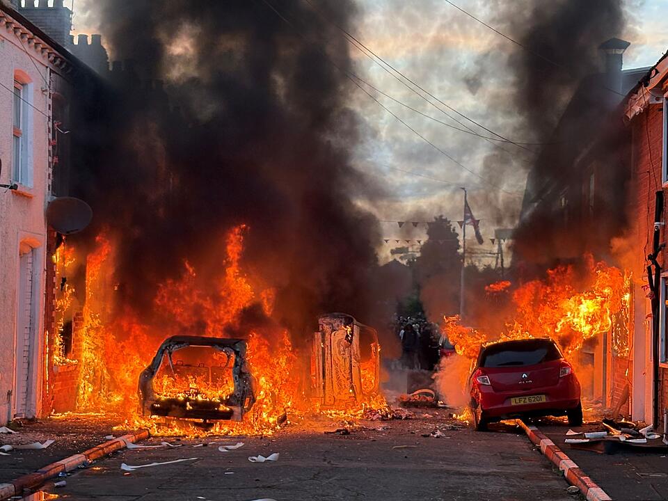 Proteste in Belfast