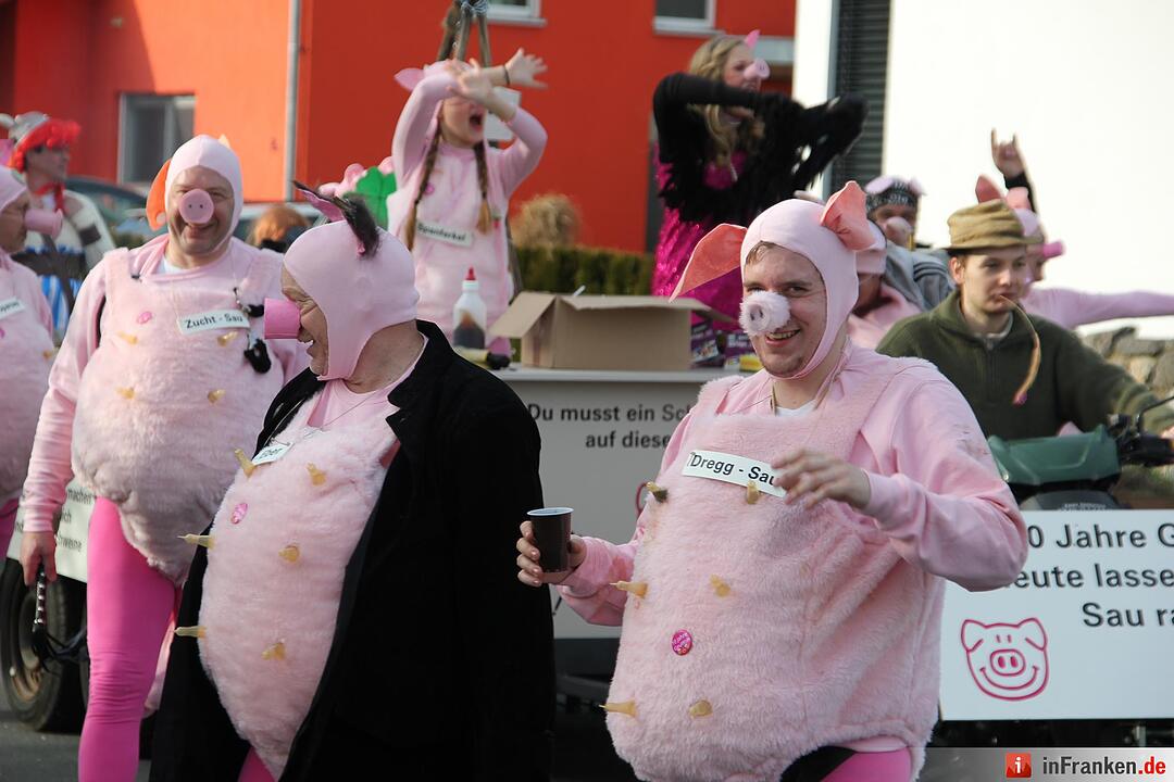 Faschingszug Oberhaid 2016