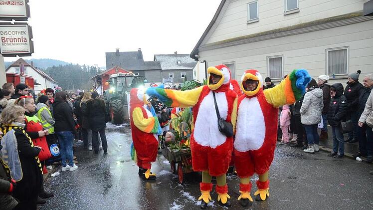 Fast tausend Teilnehmer mit Gruppen und Motivwagen waren in Rothenkirchen dabei.Karl-Heinz Hofmann