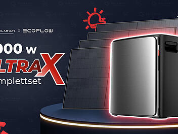 Das EcoFlow Stream Ultra X System kombiniert hohe Leistung und Speicherkapazität für eine effiziente dezentrale Stromerzeugung.